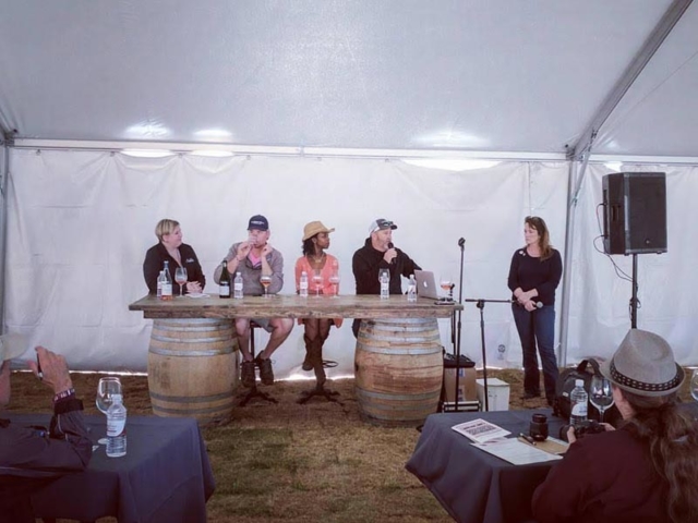 Sommelier LaSaan as TX wine panelist